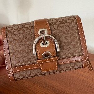 Y2K Vintage Signature Coach SoHo Wallet